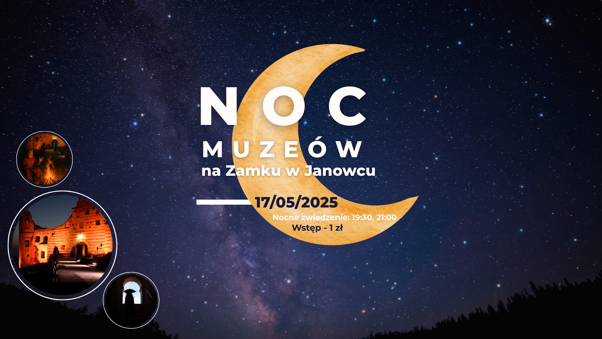 2025 05 17 Noc Muzeow Zamek w Janowcu
